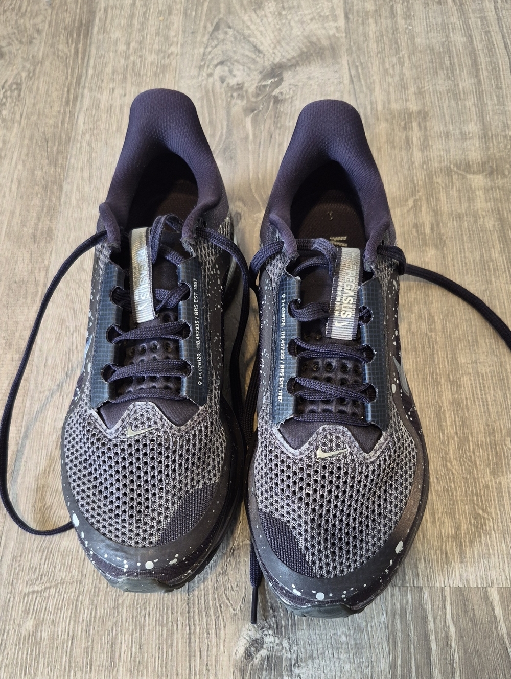 Nike Air Zoom Pegasus Running Shoes – Purple/Silver | Women's Size 9